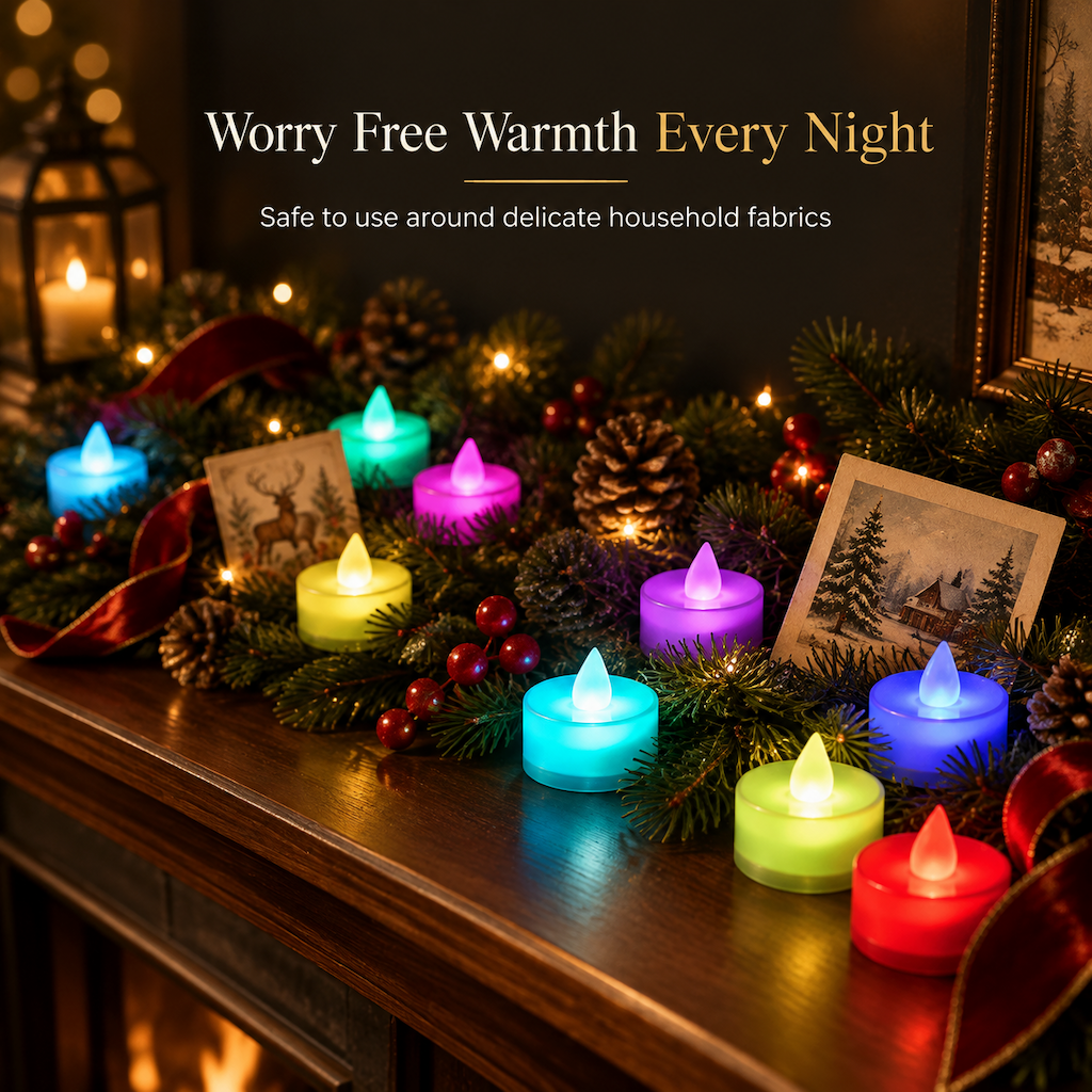 24 Pack LED Flameless Tea Light Candles