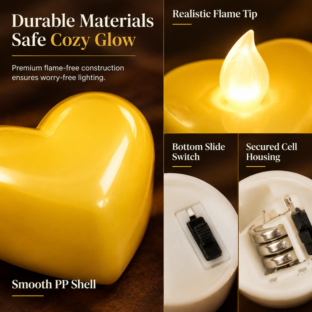 24 Pack LED Flameless Tea Light Candles