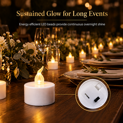 24 Pack LED Flameless Tea Light Candles
