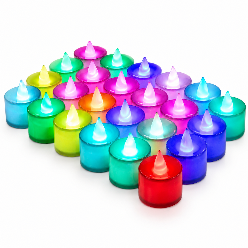 24 Pack LED Flameless Tea Light Candles