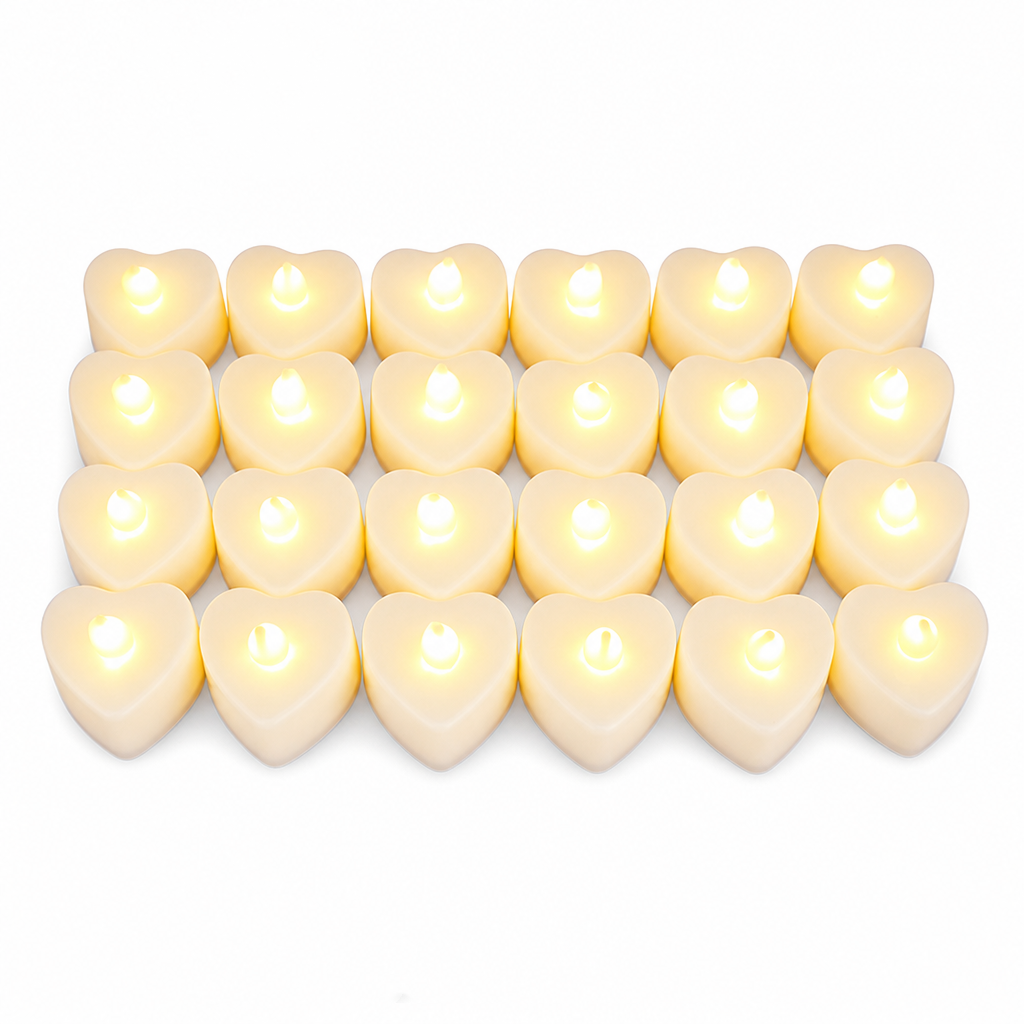 24 Pack LED Flameless Tea Light Candles