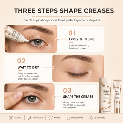 Promo is back! Ditch Eyelid Tape Instantly! Invisible Double Eyelid Styling Gel