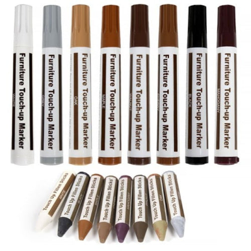 🎁 BUY 4 GET 4 FREE! 🪵 17-Piece Wood Repair Markers Kit – Make Scratches Disappear & Save Your Furniture in Seconds! 🛋️
