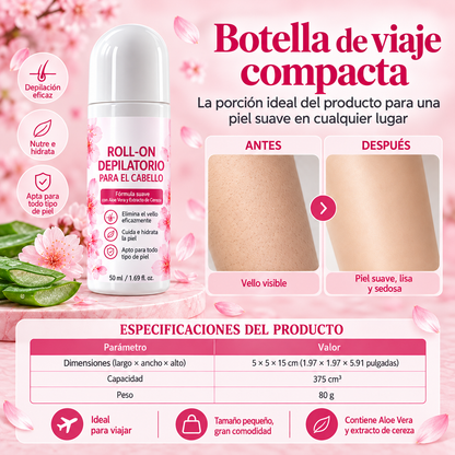 ✨ Roll-On Depilatorio Corporal Suave: Suavidad Aterciopelada Sin Irritación 🌸